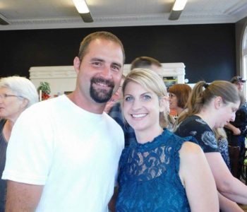 The owners of Vault Books and Brew.